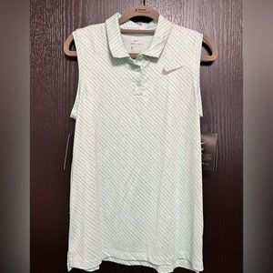Women’s Nike Golf Tour Performance Collared Dri-Fit Tank Top (NWT)